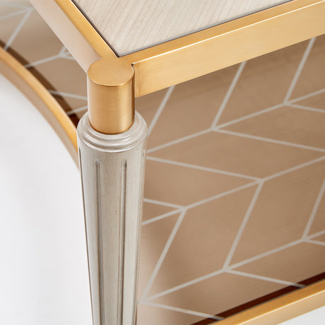 St. Charles Dove Gray Rectangular Cocktail Table from Michael Amini - Luna Furniture