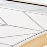 St. Charles Dove Gray Rectangular Cocktail Table from Michael Amini - Luna Furniture