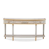 St. Charles Dove Gray Console Table from Michael Amini - Luna Furniture