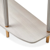 St. Charles Dove Gray Console Table from Michael Amini - Luna Furniture