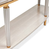St. Charles Dove Gray Console Table from Michael Amini - Luna Furniture