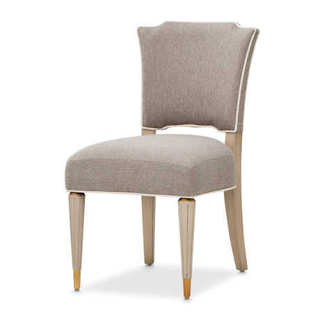 St. Charles Dove Gray Vanity Chair from Michael Amini - Luna Furniture