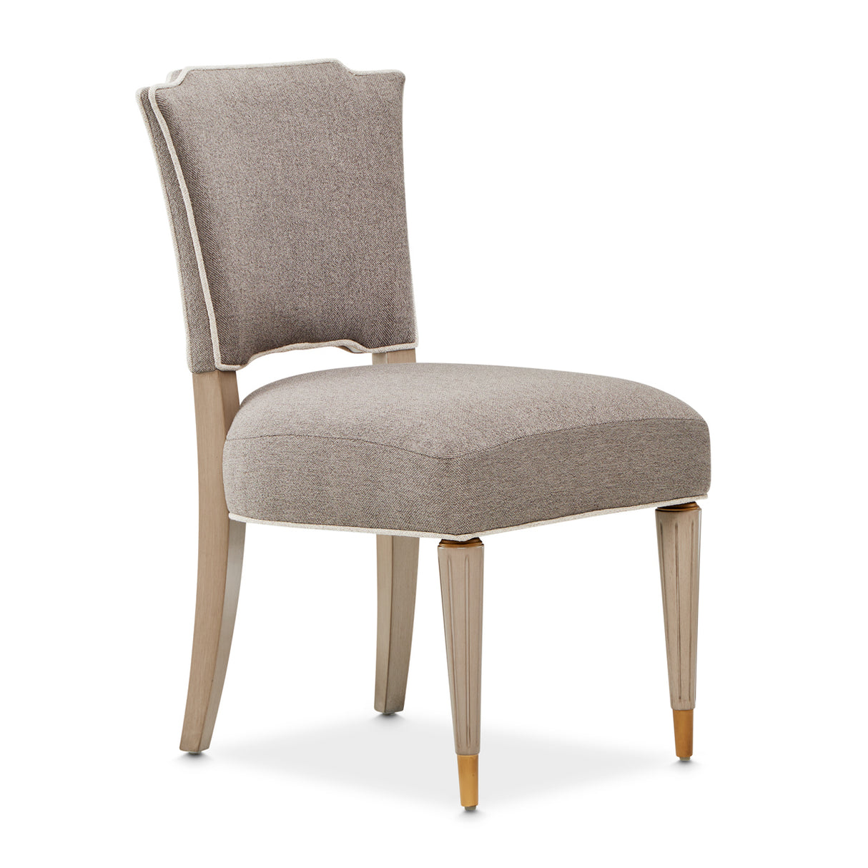 St. Charles Dove Gray Vanity Chair from Michael Amini - Luna Furniture