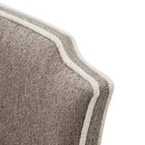 St. Charles Dove Gray Vanity Chair from Michael Amini - Luna Furniture