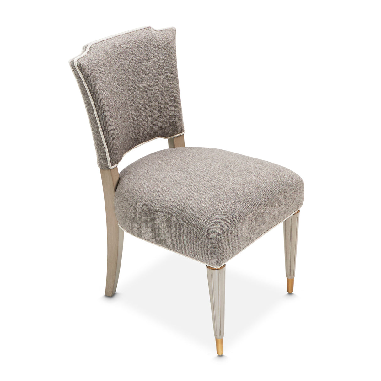 St. Charles Dove Gray Vanity Chair from Michael Amini - Luna Furniture