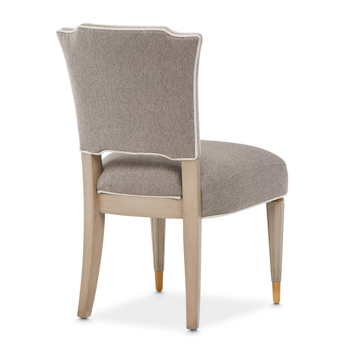 St. Charles Dove Gray Vanity Chair from Michael Amini - Luna Furniture