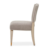 St. Charles Dove Gray Vanity Chair from Michael Amini - Luna Furniture