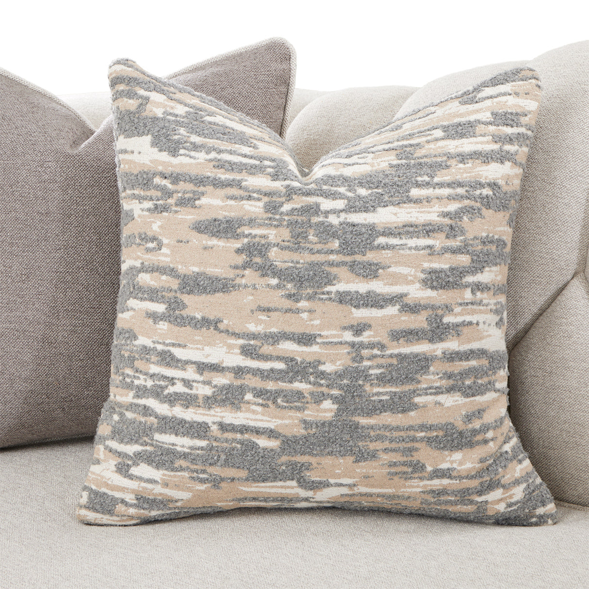 St. Charles Dove Gray Sofa from Michael Amini - Luna Furniture
