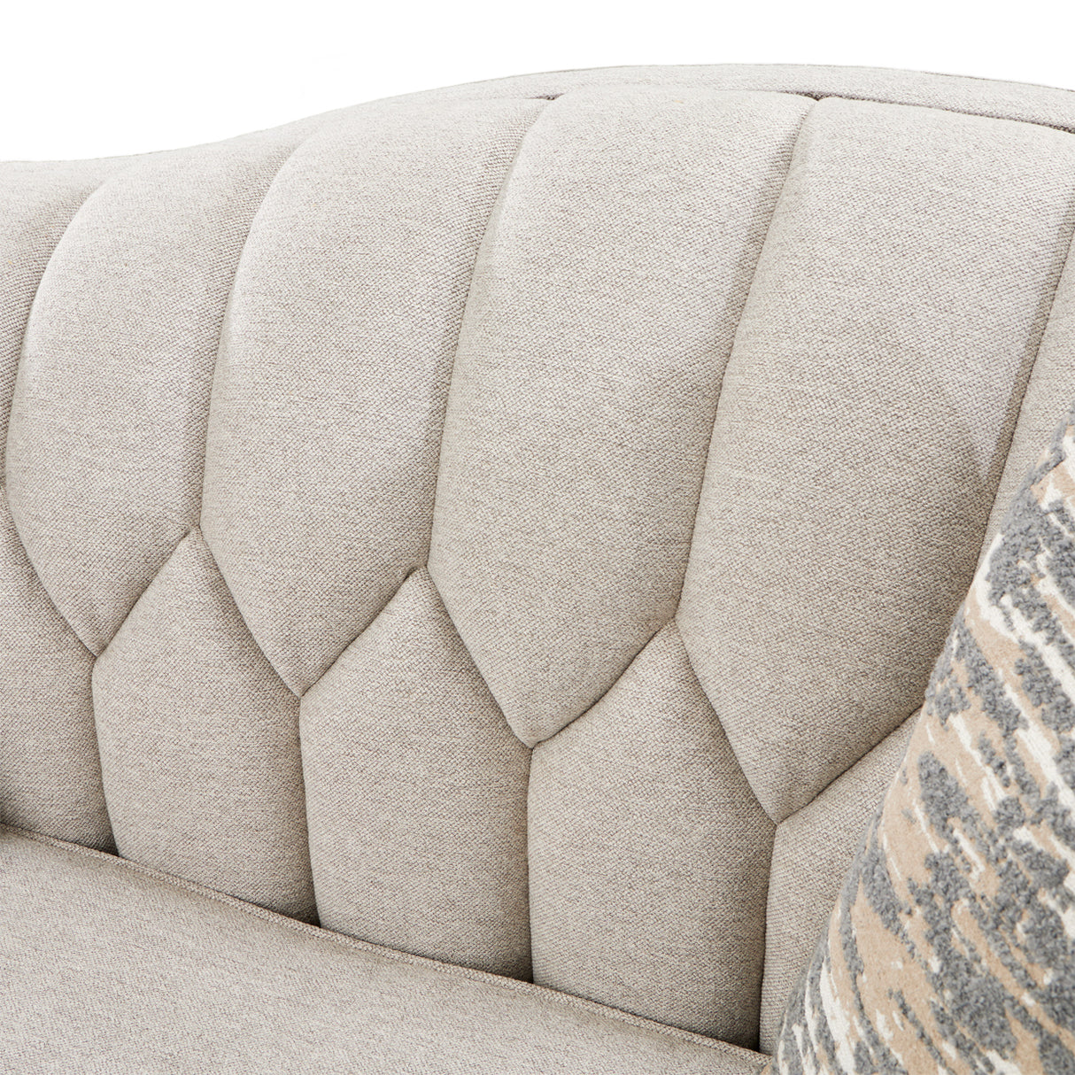 St. Charles Dove Gray Sofa from Michael Amini - Luna Furniture