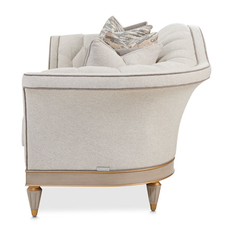 St. Charles Dove Gray Sofa from Michael Amini - Luna Furniture