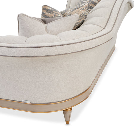 St. Charles Dove Gray Sofa from Michael Amini - Luna Furniture
