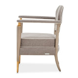 St. Charles Dove Gray Accent Chair from Michael Amini - Luna Furniture