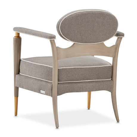 St. Charles Dove Gray Accent Chair from Michael Amini - Luna Furniture