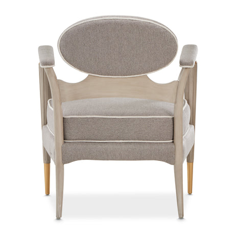 St. Charles Dove Gray Accent Chair from Michael Amini - Luna Furniture