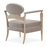 St. Charles Dove Gray Accent Chair from Michael Amini - Luna Furniture