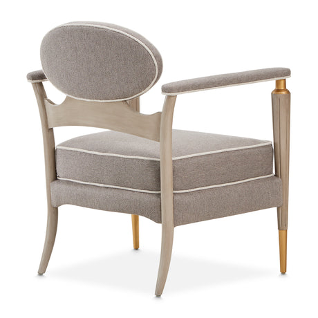 St. Charles Dove Gray Accent Chair from Michael Amini - Luna Furniture