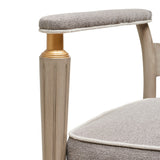 St. Charles Dove Gray Accent Chair from Michael Amini - Luna Furniture