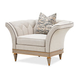 St. Charles Dove Gray Matching Chair from Michael Amini - Luna Furniture