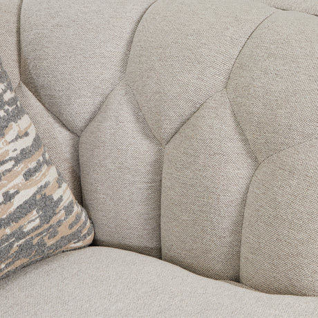 St. Charles Dove Gray Matching Chair from Michael Amini - Luna Furniture