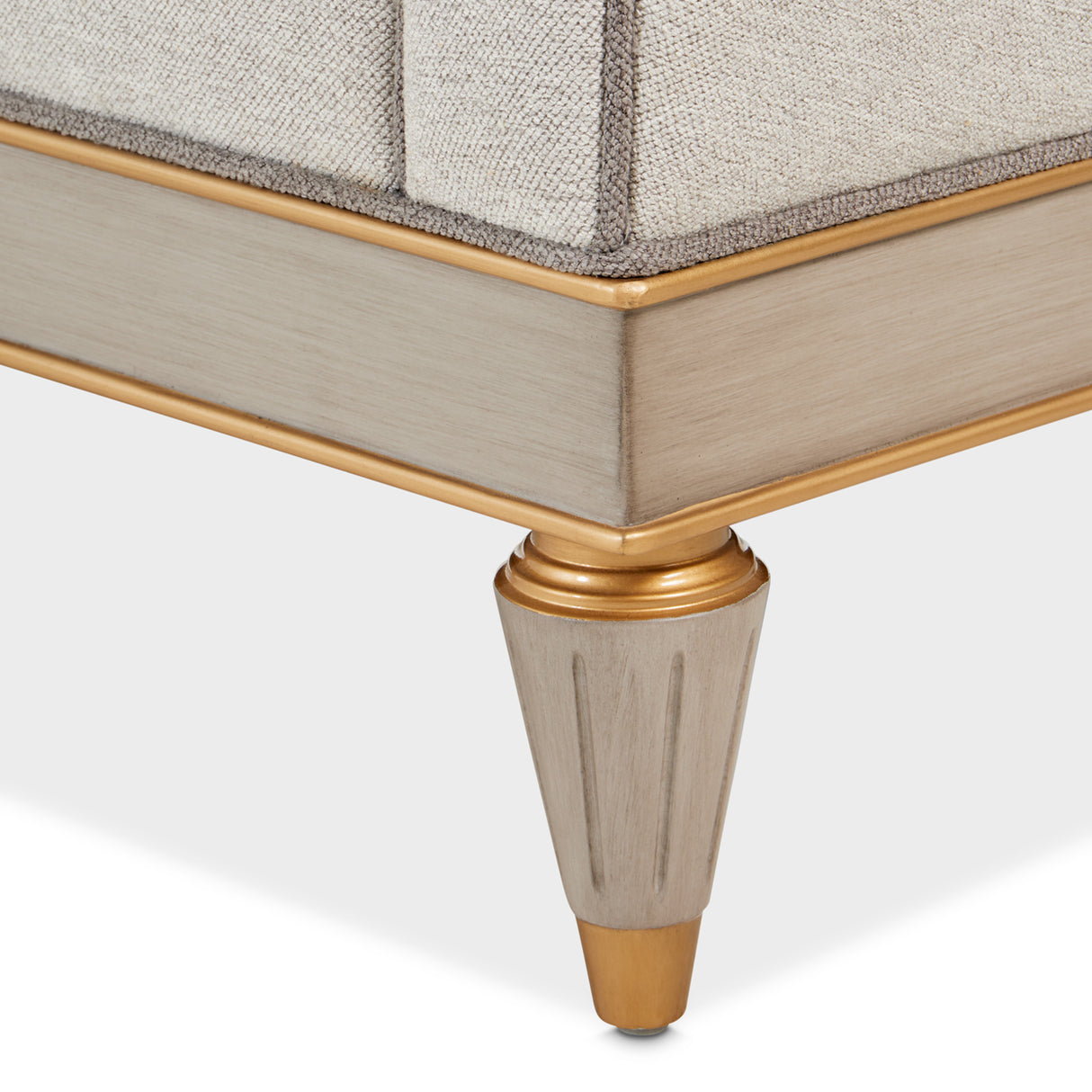 St. Charles Dove Gray Matching Chair from Michael Amini - Luna Furniture