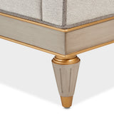 St. Charles Dove Gray Matching Chair from Michael Amini - Luna Furniture