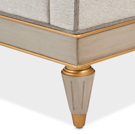 St. Charles Dove Gray Matching Chair from Michael Amini - Luna Furniture