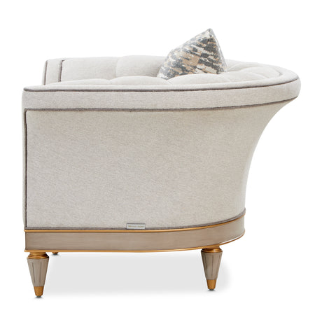 St. Charles Dove Gray Matching Chair from Michael Amini - Luna Furniture