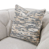 St. Charles Dove Gray Matching Chair from Michael Amini - Luna Furniture