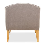 St. Charles Dove Gray Chaise from Michael Amini - Luna Furniture