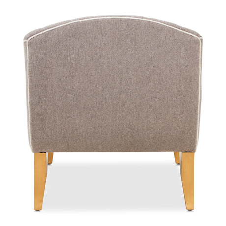 St. Charles Dove Gray Chaise from Michael Amini - Luna Furniture