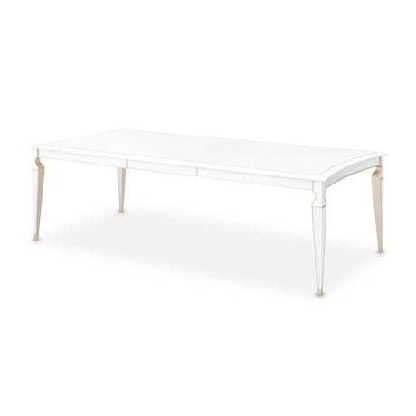 La Marisia Creamy Pearl Rectangular Dining Table from Michael Amini - Luna Furniture