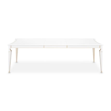 La Marisia Creamy Pearl Rectangular Dining Table from Michael Amini - Luna Furniture
