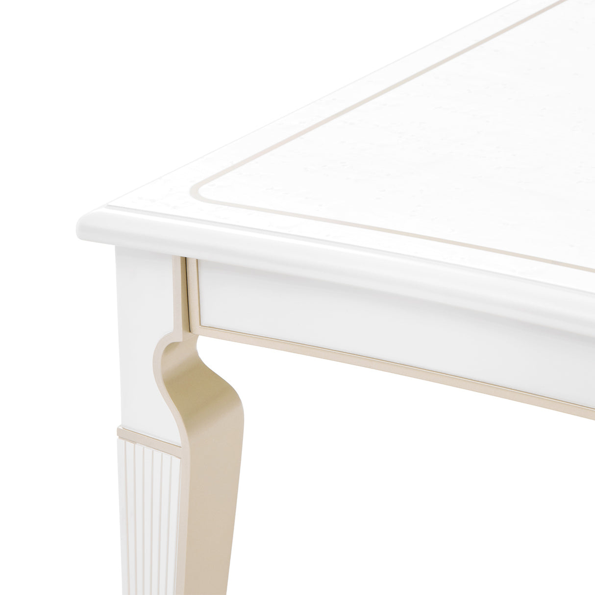 La Marisia Creamy Pearl Rectangular Dining Table from Michael Amini - Luna Furniture