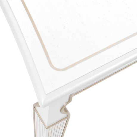 La Marisia Creamy Pearl Rectangular Dining Table from Michael Amini - Luna Furniture
