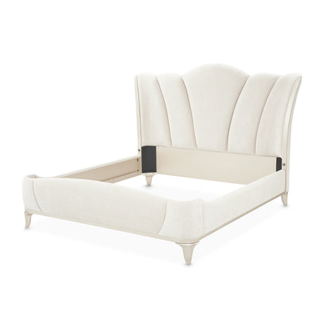 La Marisia Creamy Pearl California King Bed 3 Pc from Michael Amini - Luna Furniture
