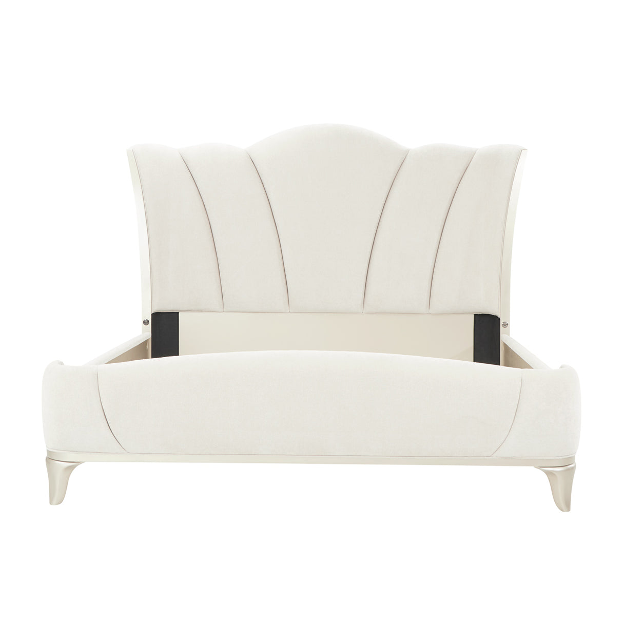 La Marisia Creamy Pearl King Bed 3pc from Michael Amini - Luna Furniture