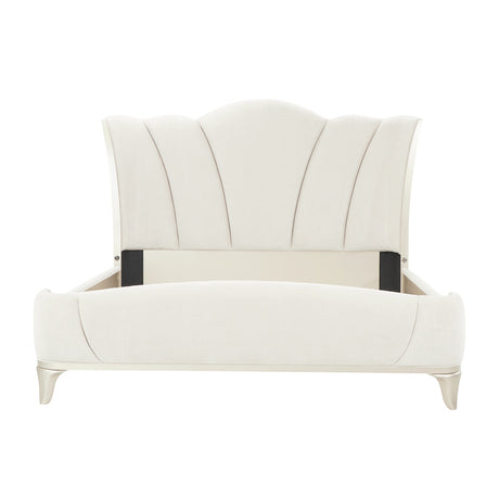 La Marisia Creamy Pearl California King Bed 3 Pc from Michael Amini - Luna Furniture