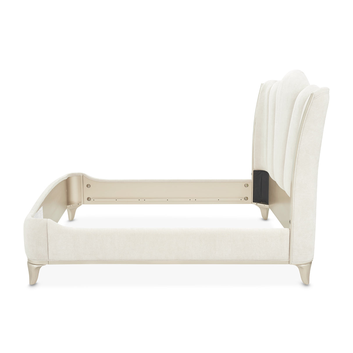 La Marisia Creamy Pearl California King Bed 3 Pc from Michael Amini - Luna Furniture