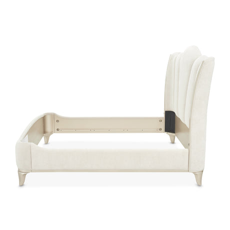 La Marisia Creamy Pearl California King Bed 3 Pc from Michael Amini - Luna Furniture