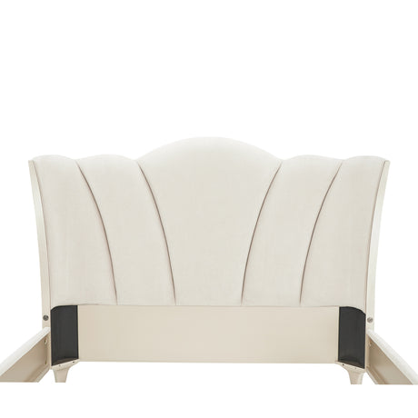 La Marisia Creamy Pearl California King Bed 3 Pc from Michael Amini - Luna Furniture