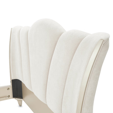 La Marisia Creamy Pearl California King Bed 3 Pc from Michael Amini - Luna Furniture
