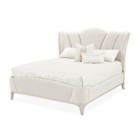 La Marisia Creamy Pearl California King Bed 3 Pc from Michael Amini - Luna Furniture
