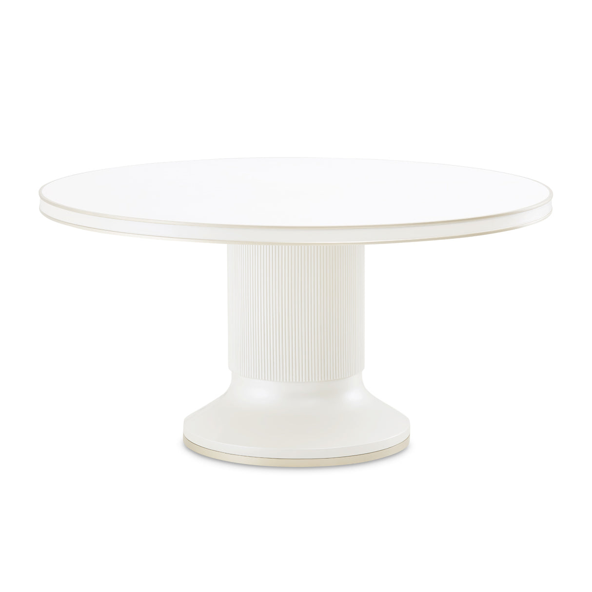 La Marisia Creamy Pearl Round Dining Table from Michael Amini - Luna Furniture