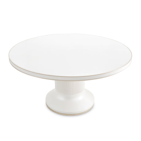 La Marisia Creamy Pearl Round Dining Table from Michael Amini - Luna Furniture