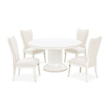 La Marisia Creamy Pearl Round Dining Table from Michael Amini - Luna Furniture