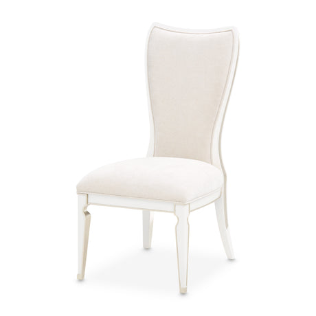 La Marisia Creamy Pearl Dining Side Chair from Michael Amini - Luna Furniture