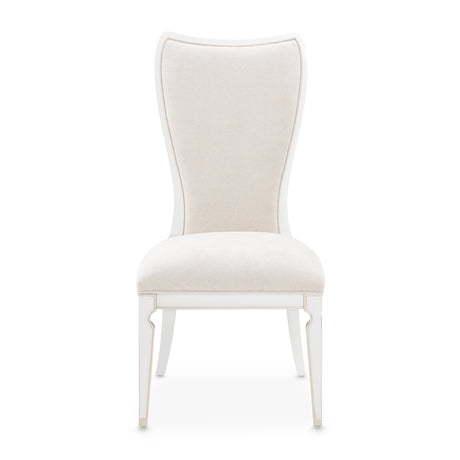 La Marisia Creamy Pearl Dining Side Chair from Michael Amini - Luna Furniture