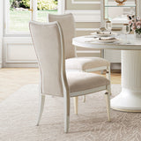La Marisia Creamy Pearl Dining Side Chair from Michael Amini - Luna Furniture