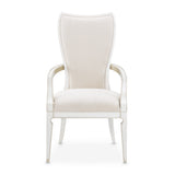 La Marisia Creamy Pearl Dining Arm Chair from Michael Amini - Luna Furniture