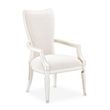 La Marisia Creamy Pearl Dining Arm Chair from Michael Amini - Luna Furniture